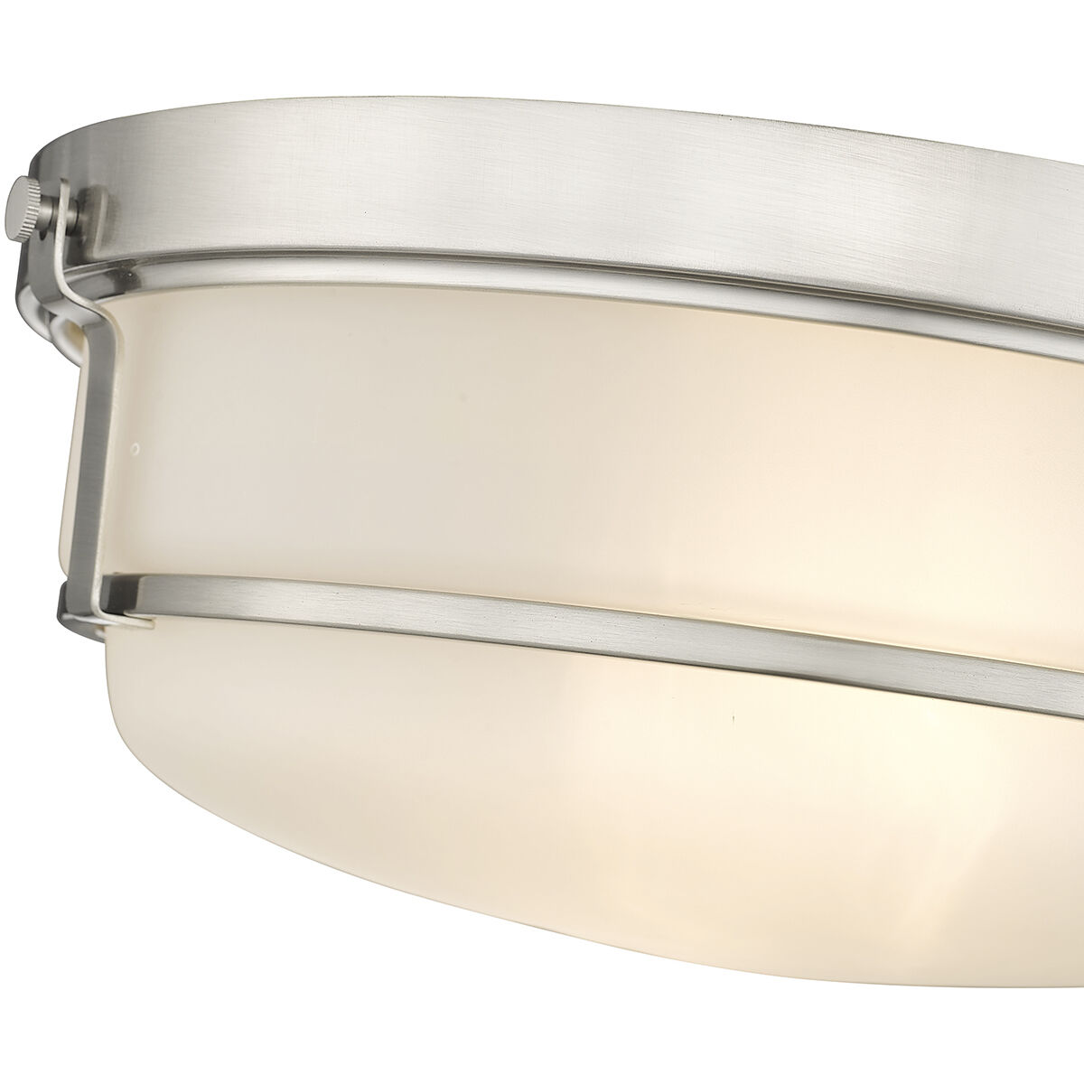 Arlson 2 Light 13 inch Brushed Nickel Flush Mount Ceiling Light